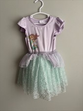 Disney Princess Little Mermaid Ariel Dress Twirl Costume Purple and Green 3T