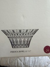 Lead Crystal Cristal D'Arques Paris  Fresca Bowl 12 “ X 6” heavy  SPARKLE