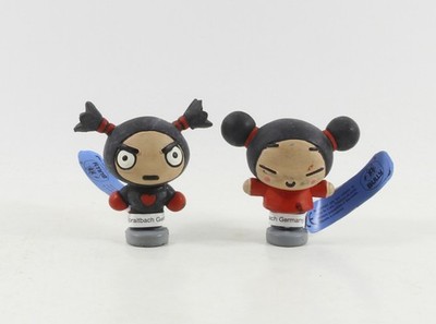 Pucca === 2 x Mädchen Figuren Bully Bullyland