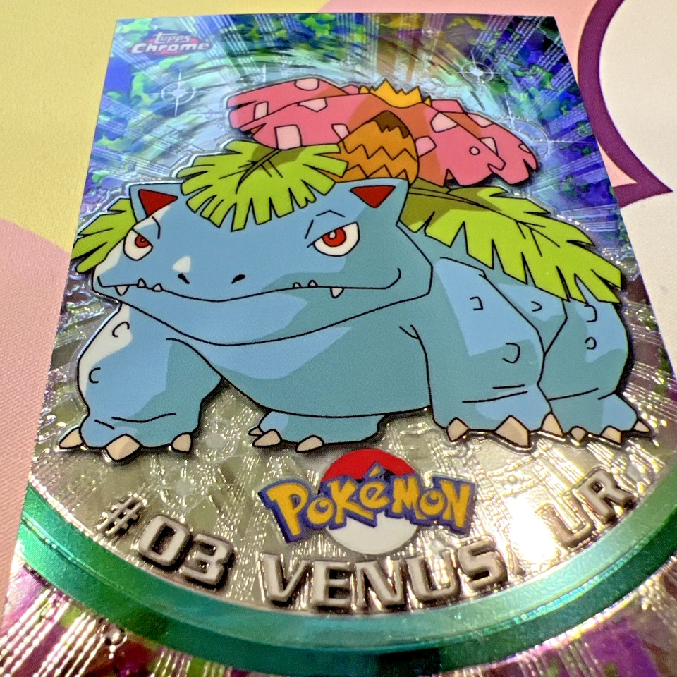 Pokemon 2000 Topps Chrome Venusaur #3 Foto 4 de 4