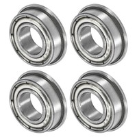 4Er-Pack F688ZZ Flanschkugellager, 8X16X5Mm FüR Metall Dichtung Chromstahl
