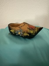 Vintage Handmade Wooden Clogs From Holland