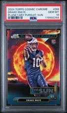 2024 TOPPS COSMIC CHROME PLANETARY PURSUIT SUN #DM DRAKE MAYE RC PSA 10 GEM MT 