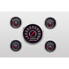 New Vintage Usa 37504-01m 5 Gauge Kit Black 3-38-2-116 New Vintage Usa 37504-01m 5 Gauge Kit Black 3-38-2-116