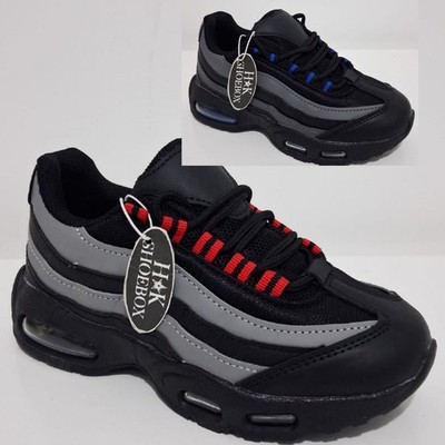 JUNGEN STOSSDÄMPFENDER SPORTSCHUH LAUFEN WALKING SCHNÜREN FITNESSSTUDIO SPORTSCHUH GRÖSSE 10-3