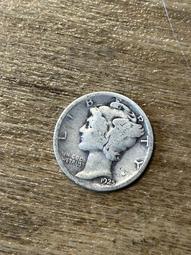 1925 Mercury Dime VG