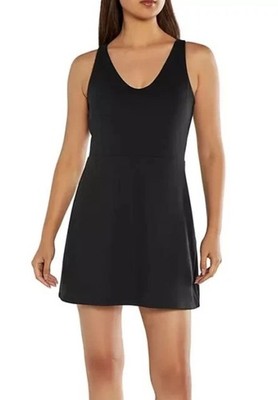 GapFit Women's Black 4'' Inseam V-Neckline Active Tank Dress NWT Free Shipping