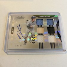 2020 Absolute Baseball Tools Of The Trade Brandon Lowe 6 Relic Auto 105/199