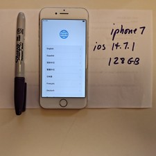 iphone 7 unlocked 128 Gb used And Factory Reset White