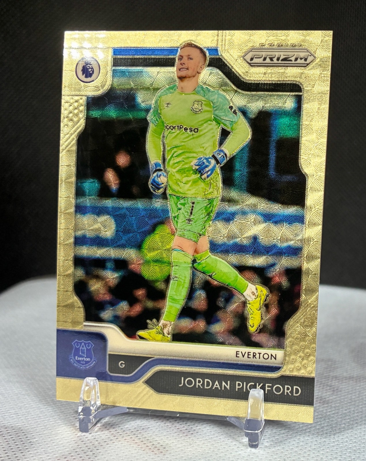 Jordan Pickford GOLD POWER SSP #3/5 Panini 2019-20 English Premier League Prizm
