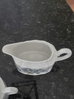 Vintage Staffordshire England Ironstone Blossomtime sugar bowl and creamer set. — photo 4