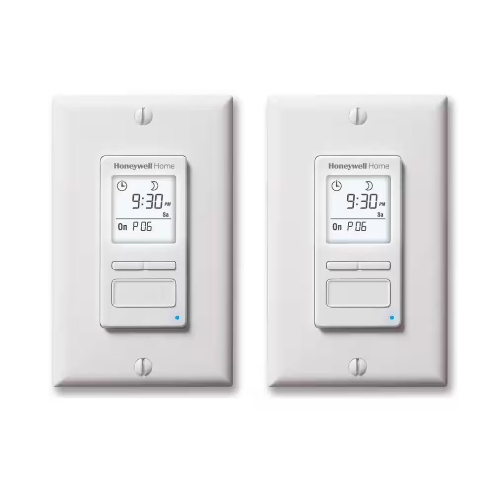 120-Volt 7-Day Programmable Indoor/Outdoor Motor and Light Switch Timer with Aut