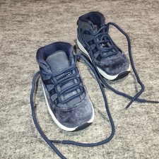 Air Jordan 11 Retro TD Midnight Navy Velvet Sneakers Shoes DO3856-441 Size 5c