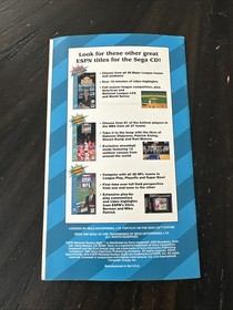 Sega CD Manual Only ESPN National Hockey Night 
