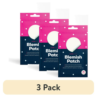 Hanhoo Blemish Patch 3-Pack   Hydrocolloid Acne Treatment, 36 Ct
