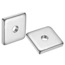 Tuercas cuadradas M8x30x5mm, 25pzs para acero zincado rosca gruesa