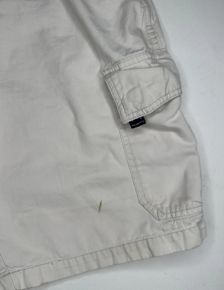 Pantalones Cortos Utilitarios Militares De Colección Rusty ATS Y2K Skate Carga | 32 Foto 2 de 4