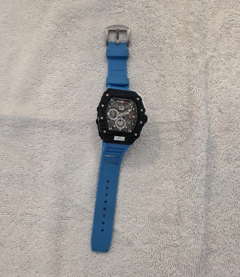Men’s Techno sport #8902 Watch Blue Band - Image 3 of 4