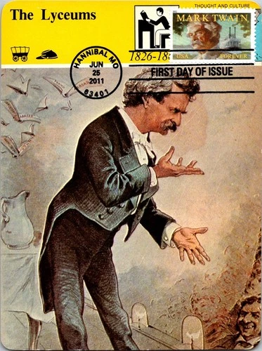 Dr Jim Stamps Maximum Card Mark Twain Forever Fdc