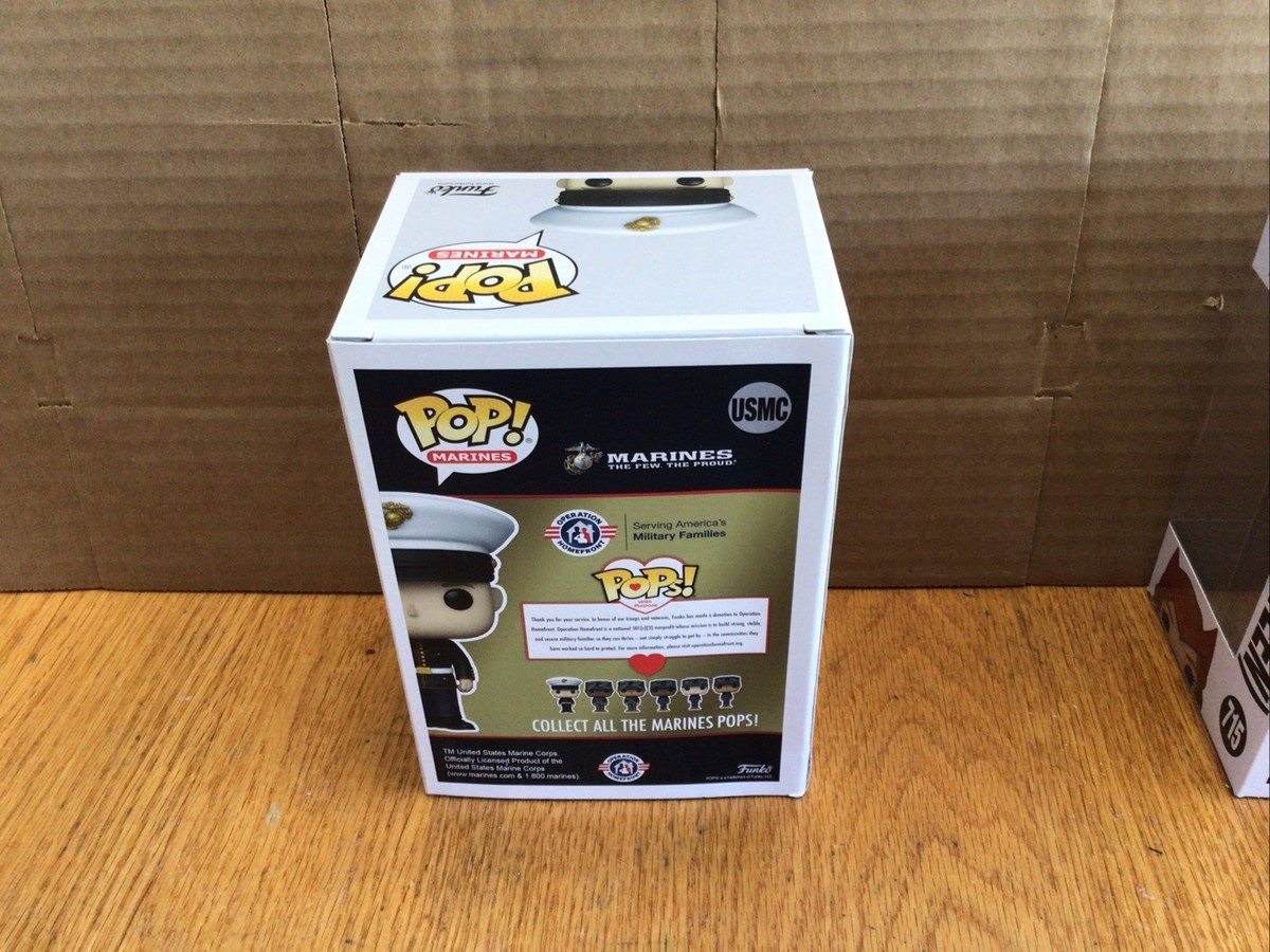 Funko Pop! USMC Military Marine Dress Blues Figure with Protector  889698467438| eBay