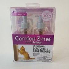 NEW Comfort Zone Feliway Refills For Cats 2PK Scratching Urine Marking NIB