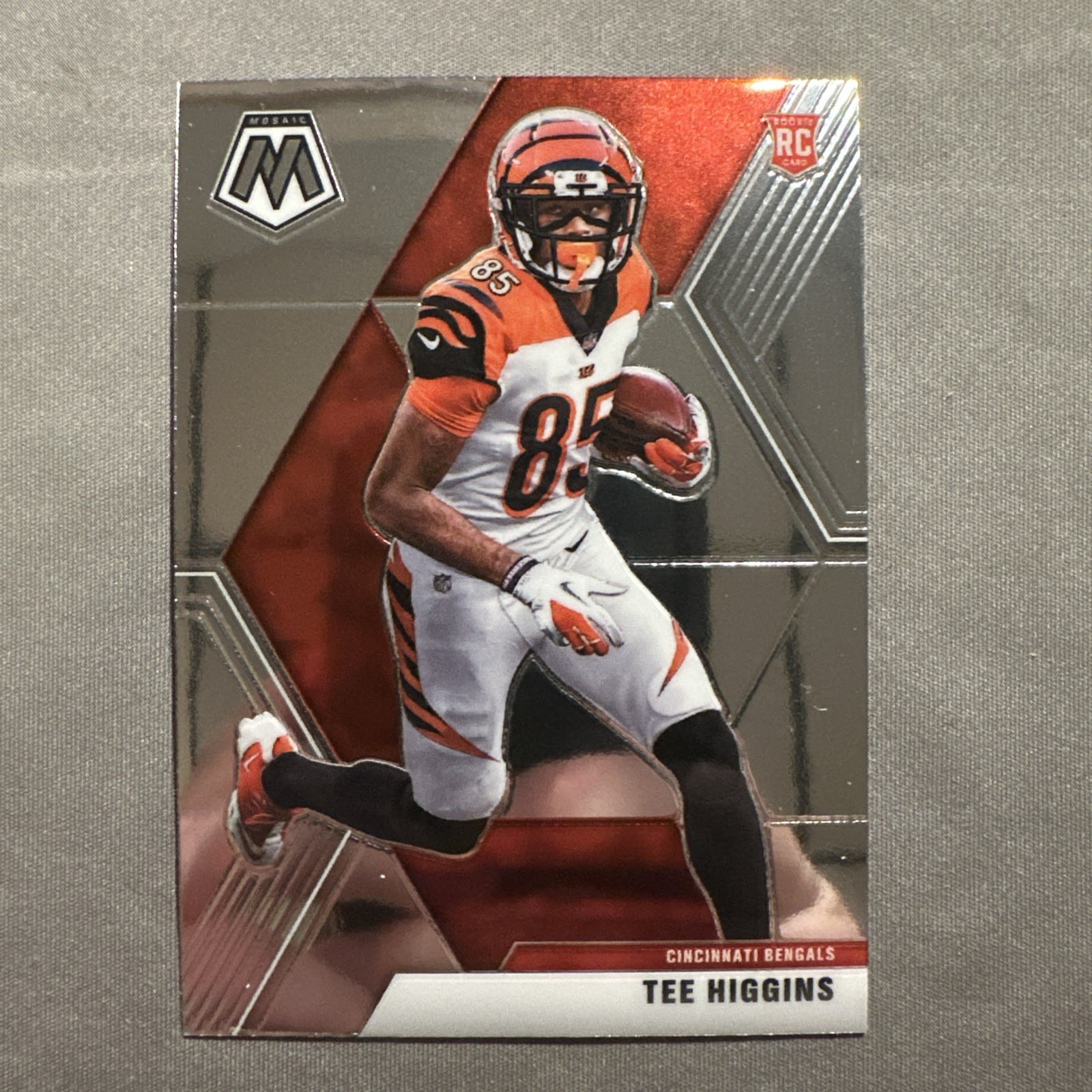 2020 Panini Mosaic #213 Tee Higgins Rookie NFL Cincinnati Bengals