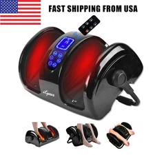 Foot Calf Massager Shiatsu Kneading Heated with 360° Adjustable Handle LEDScreen