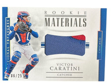 Victor Caratini 2018 Panini National Treasures Rookie Patch Materials #RM-VC /25