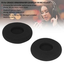 Foam Ear Pads Cover Headset Cushion Replacement for GRADO SR60 SR80 SR125 SR225