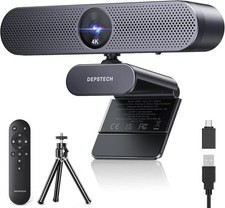 DEPSTECH DW50 Pro Webcam 4K, Ultra HD mit Mik...
