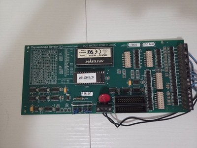 ThyssenKrupp Elevator Dot Matrix Power Logic Board 178AD3 Artesyn BXA10-48S05
