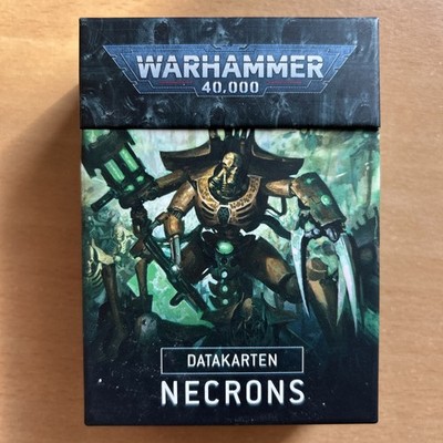 Warhammer 40K Datacards Necrons Englisch Games Workshop (9. Edition)