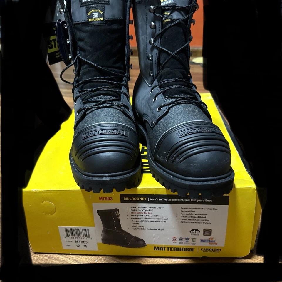 Protector metatarsiano interno aislado impermeable punta de acero de 10” Matterhorn para hombre Wo Foto 3 de 3