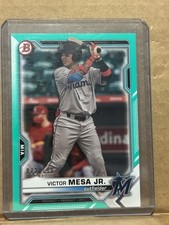 2021 Bowman Baseball Victor Mesa Jr Teal Paper /199 Marlins