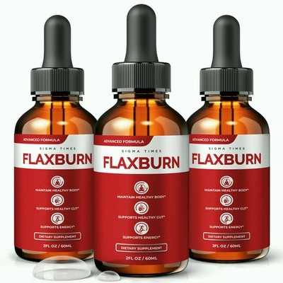 Flaxburn Drops   Flax Burn Keto, Weight Loss & Metabolism Support- 3 Pack