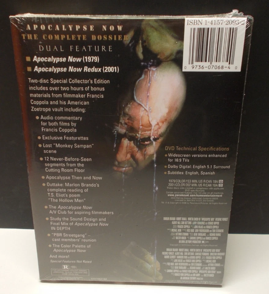 Apocalypse Now DVD The Complete Dossier Factory Sealed - Image 2 of 4