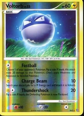 Voltorb - SH3 - Pokemon Stormfront Ultra Rare NM