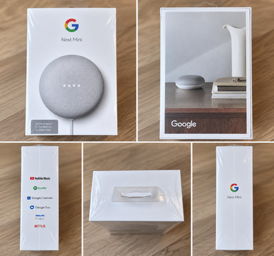 Google Nest Mini 2. Generation Chalk Weiß NEU OVP versiegelt Smart Speaker
