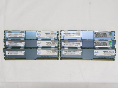 Lot of 6 SK Hynix MT72HTS1G72FZ-667H1D6 48GB (6 x 8GB) PC2-5300F ECC Memory