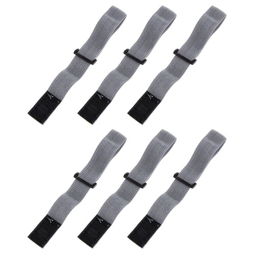 Lot De 16 Sangles Réutilisables Pour Canne à Pêche – 4 Couleurs (rouge, Noir, Bleu, Jaune) – Nylon Solide, Fermeture Auto-adhésive