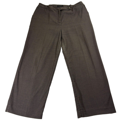 Norton McNaughton Pants Womens 14 Stretch Brown Career Casualwear Workwear BizX