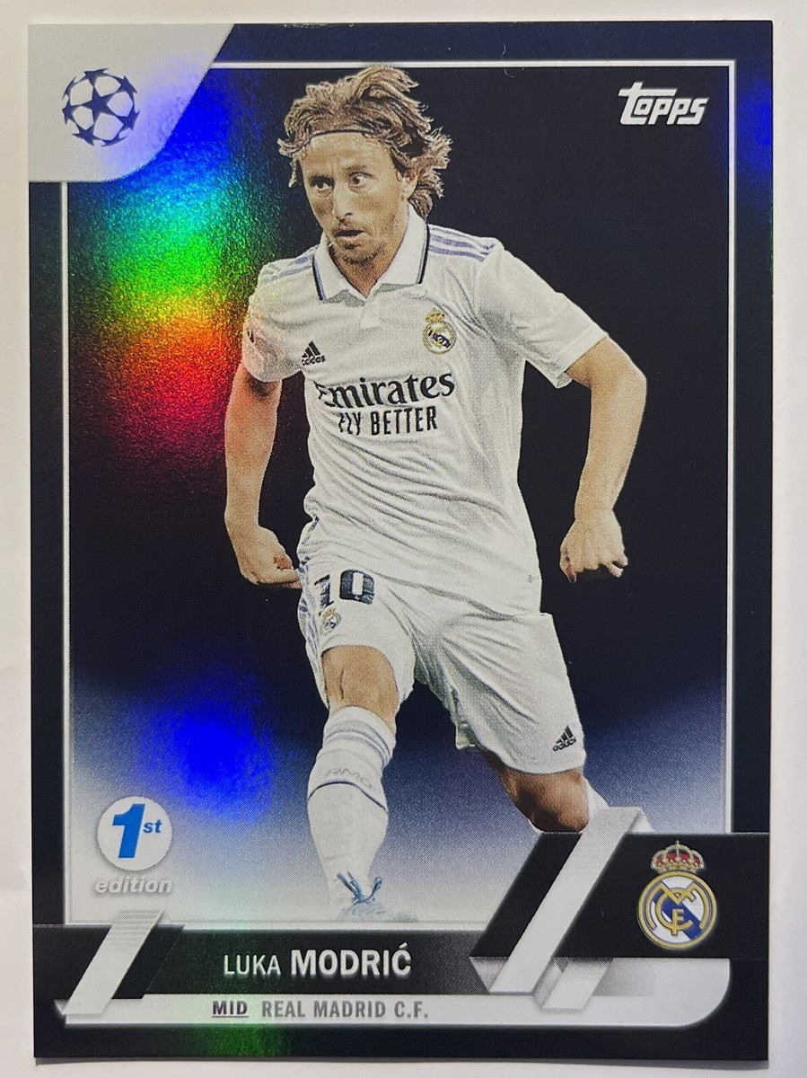 2022-23 Topps UEFA Club Competitions 1st Edition LUKA MODRIC BLACK 