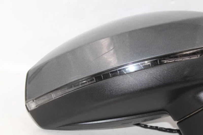 Right Passenger Side Gray Door Mirror Power Fits 2015-2018 AUDI A3 OEM #23680 - Image 2 of 4
