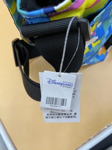 Disney Hong Kong Disneyland Donald Duck Pixel Messenger Bag Crossbody NWT - Picture 8 of 10