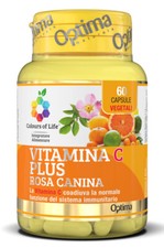 Optima Naturals Colours of Life Vitamina C Con Plus Rosa Canina Integratore Dife