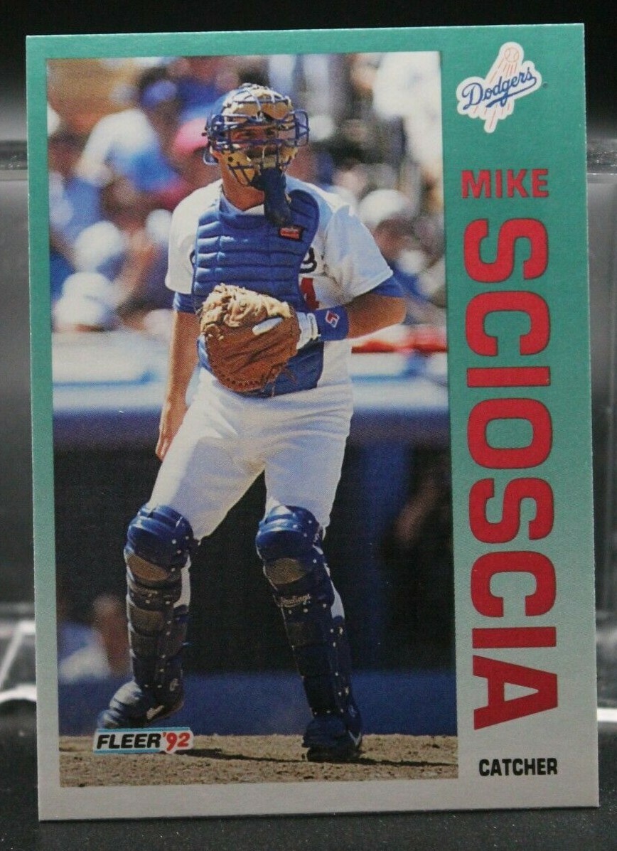 Mike Scioscia (Dodgers) - 1992 Fleer #470