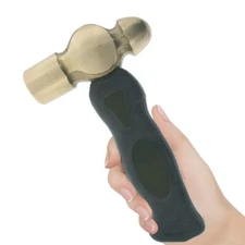 Hammer, 1 BeadSmith 1lb Brass Metal Stamping Hammer for Jewelry Designs