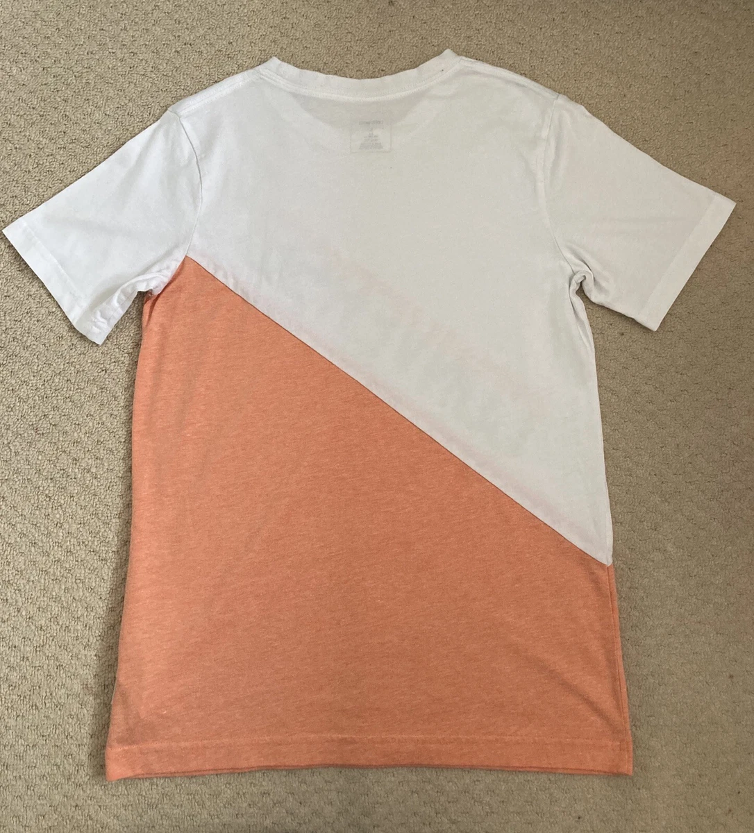 Converse t shirt kids orange hotsell