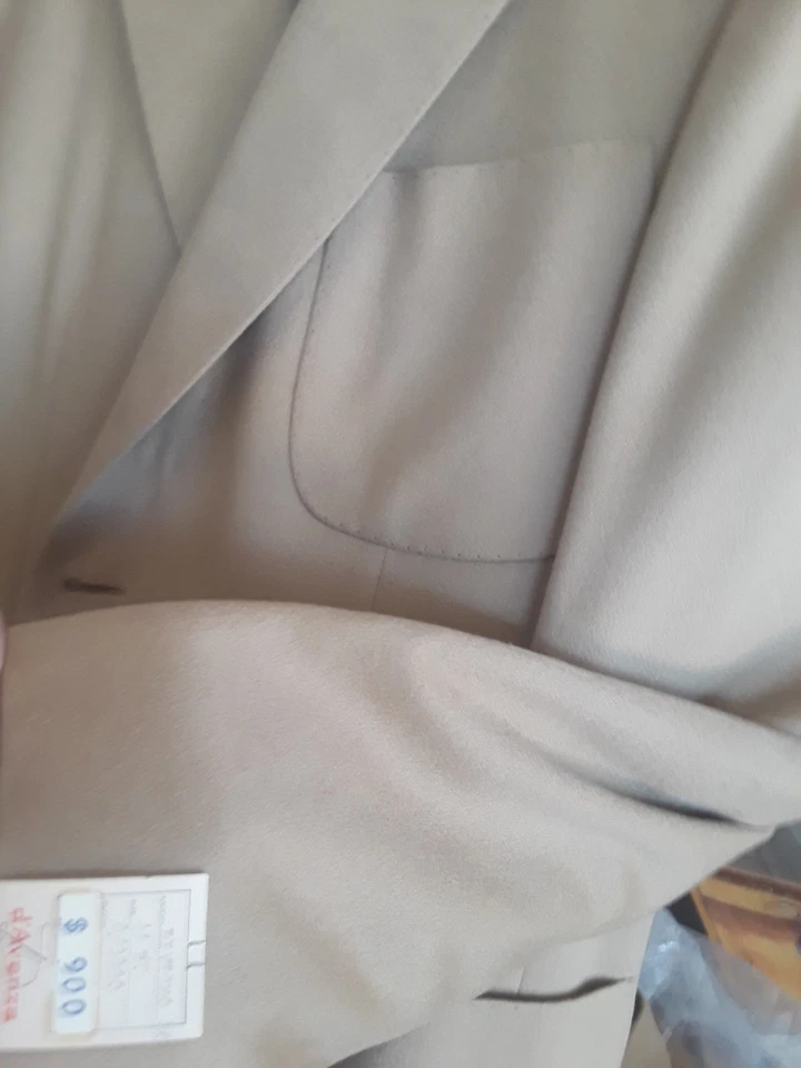 Мужские D'Avenza серо-коричневый шерсти куртка новый с ярлыками 42L - Изображение 3 из 4