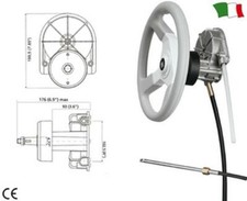 TIMONERIA MECCANICA ULTRAFLEX T85 COMPLETA DI COPRIMOZZO 